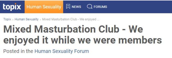 masturbationclubs